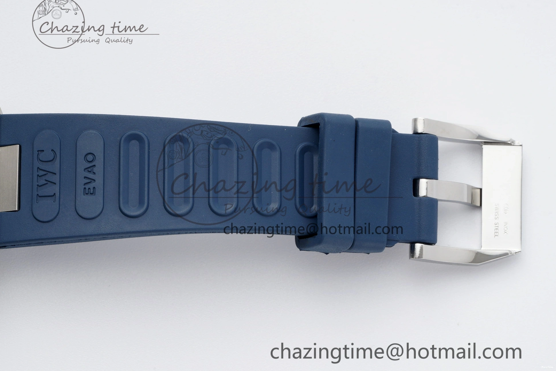 MIROTIME 0416 WellDesigned Aquatimer Automatic SS RSF 1:1 Best Edition Blue Dial on Blue Rubber Strap A 7057
